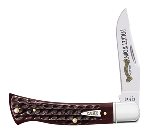 W.R. Case XX Knives Axe Handle Corn Cob Jig Mahogany Bone 55237 Stainless