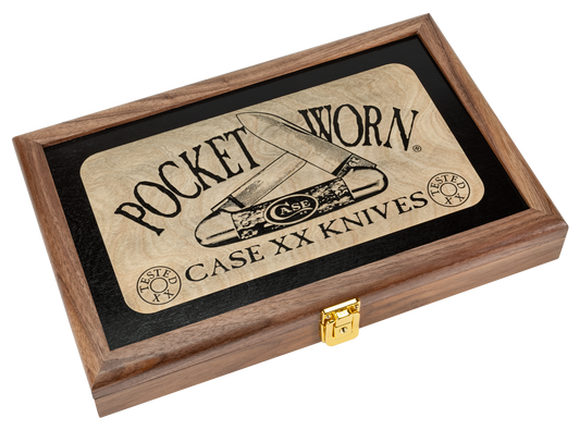 W.R. Case XX Knives Pocket Knife Set Worn 30th Anniversary 55238 Mahogany Bone Stainless 8- Mint Set