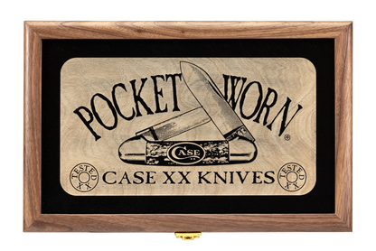 W.R. Case XX Knives Pocket Knife Set Worn 30th Anniversary 55238 Mahogany Bone Stainless 8- Mint Set