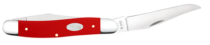 W.R. Case XX Knives Muskrat 56986 White SparXX Knives Red Delrin Stainless Steel Pocket Knife