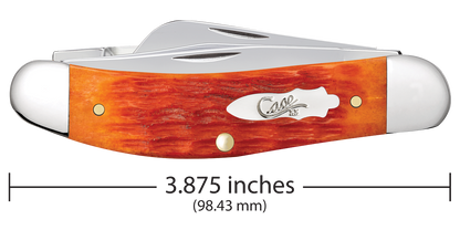 W.R. Case XX Knives Sowbelly Stockman Crandall Jig Tequila Sunrise Bone 57532 Stainless Pocket Knife