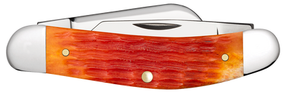 W.R. Case XX Knives Sowbelly Stockman Crandall Jig Tequila Sunrise Bone 57532 Stainless Pocket Knife