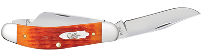 W.R. Case XX Knives Sowbelly Stockman Crandall Jig Tequila Sunrise Bone 57532 Stainless Pocket Knife