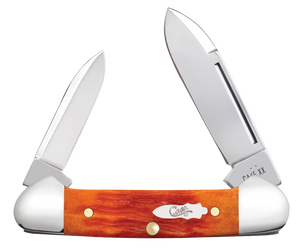 W.R. Case XX Knives Butterbean Crandall Jig Tequila Sunrise Bone 57535 Stainless Pocket Knife