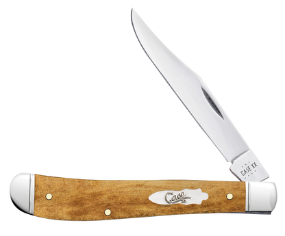 Case XX™ Knives Slimline Trapper Smooth Antique Bone 58203 Stainless Pocket Knife