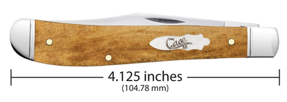 Case XX™ Knives Slimline Trapper Smooth Antique Bone 58203 Stainless Pocket Knife