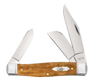 W.R. Case XX Knives Large Stockman Smooth Antique Bone 58204 Stainless Pocket Knife