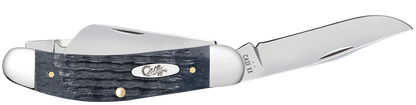 W.R. Case XX Knives Sowbelly Stockman Pocket Knife Worn Gray Bone 58426 Carbon Steel
