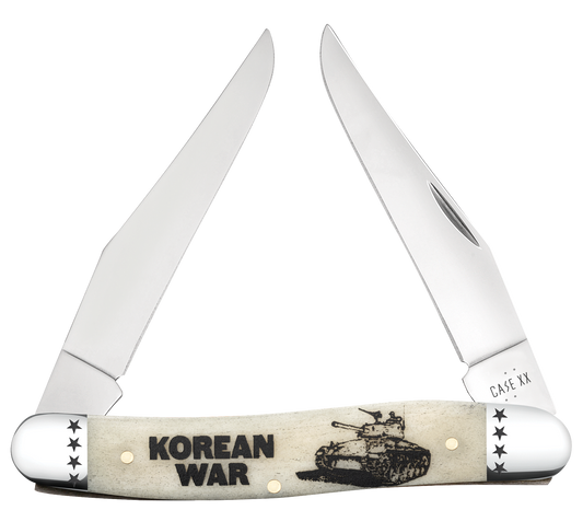 W.R. Case XX Knives Muskrat Korean War Natural Bone 58491 Stainless Pocket Knife