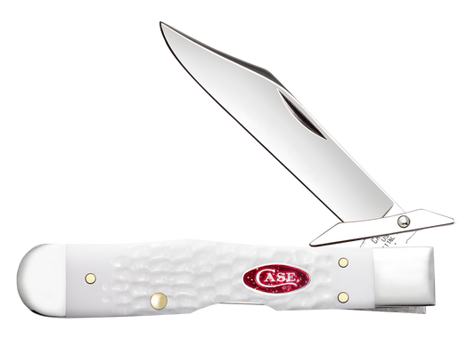W.R. Case XX Knives Cheetah Cub SparXX Knives White Synthetic 60177 Stainless Pocket Knife