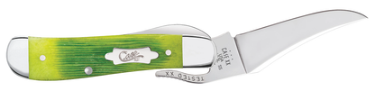 Case XX™ Knives Russlock 61043 Lime Green Bone Stainless Steel Pocket Knife