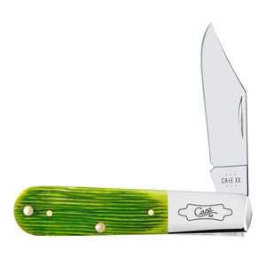 W.R. Case XX Knives Barlow 61045 Barnboard Jig Lime Green Bone Stainless Steel Pocket Knife