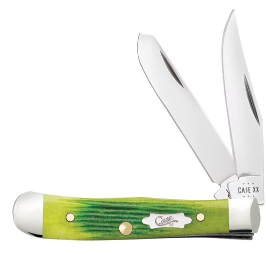 Case XX™ Knives Tiny Trapper 61046 Lime Green Bone Stainless Steel Pocket Knife