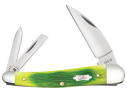 Case XX™ Knives Seahorse Whittler 61047 Lime Green Bone Stainless Pocket Knife