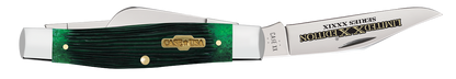 W.R. Case XX Knives Large Stockman Limited Series Bermuda Green Bone 61872 Stainless Pocket Knife