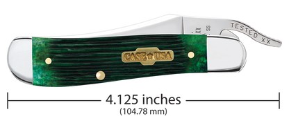 W.R. Case XX Knives Russlock Limited Series Bermuda Green Bone 61874 Stainless Pocket Knife