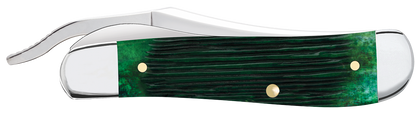 W.R. Case XX Knives Russlock Limited Series Bermuda Green Bone 61874 Stainless Pocket Knife