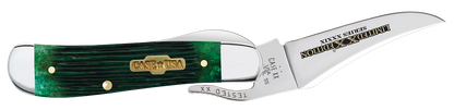 W.R. Case XX Knives Russlock Limited Series Bermuda Green Bone 61874 Stainless Pocket Knife