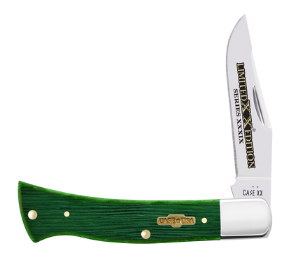 W.R. Case XX Knives Axe Handle Limited Series Bermuda Green Bone 61875 Stainless Pocket Knife