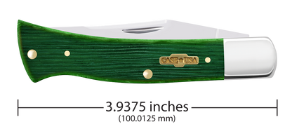 W.R. Case XX Knives Axe Handle Limited Series Bermuda Green Bone 61875 Stainless Pocket Knife