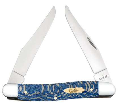 W.R. Case XX Knives Muskrat Blue Sycamore Wood 63737 Stainless Pocket Knife