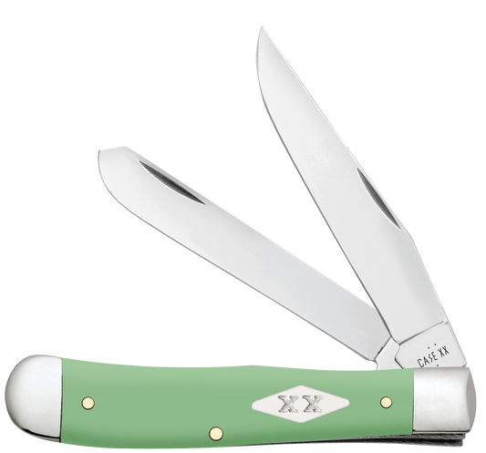W.R. Case XX Knives Trapper Mint Green Synthetic 63830 Stainless Pocket Knife