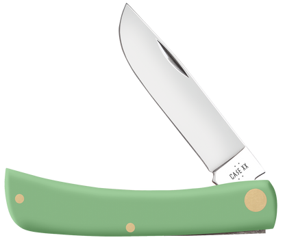 W.R. Case XX Knives Sod Buster Jr Mint Green Synthetic 63834 Stainless Pocket Knife