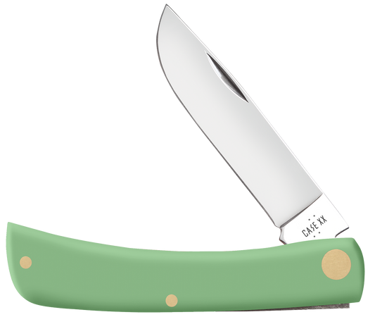 W.R. Case XX Knives Sod Buster Jr Mint Green Synthetic 63834 Stainless Pocket Knife