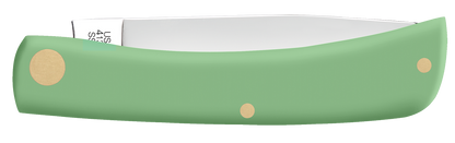 W.R. Case XX Knives Sod Buster Jr Mint Green Synthetic 63834 Stainless Pocket Knife