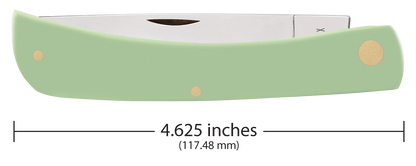 W.R. Case XX Knives Sodbuster Mint Green Synthetic 63837 Stainless Pocket Knife