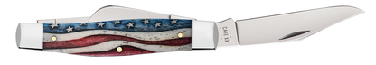 Case XX™ Knives Star Spangled Flag Large Stockman 64142 Stainless Pocket Knife