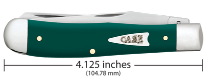 W.R. Case XX Knives Trapper Spruce Green Synthetic 64530 Stainless Pocket Knife