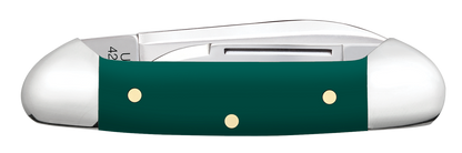 W.R. Case XX Knives Butterbean Spruce Green Synthetic 64532 Stainless Pocket Knife