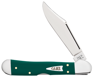 W.R. Case XX Knives Mini Copperlock Spruce Green Synthetic 64534 Stainless Pocket Knife