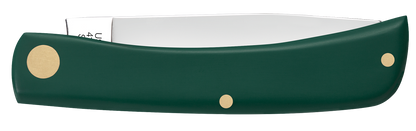 W.R. Case XX Knives Sod Buster Jr Spruce Green Synthetic 64536 Stainless Pocket Knife