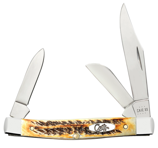 Case XX™ Knives Medium Stockman 6.5 BoneStag 65335 Stainless Pocket Knife