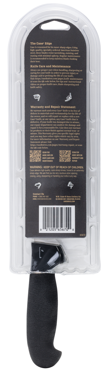 W.R. Case XX Knives Small Fillet Black 65670 Kitchen/Fishing