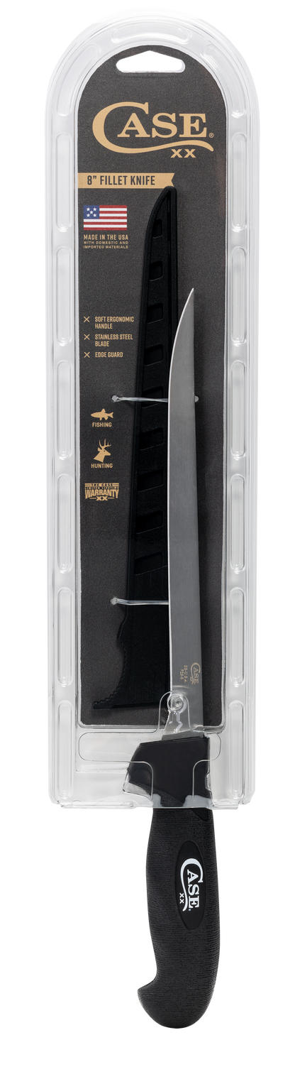 W.R. Case XX Knives Large Fillet Black 65671 Kitchen/Fishing