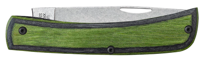 W.R. Case XX Knives Sod Buster Jr 66383 Green Black Laminate Wood S35VN Pocket Knife