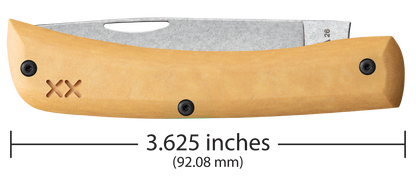 W.R. Case XX Knives Sod Buster Jr Maple Valley Richlite 66387 S35VN Stainless Pocket Knife