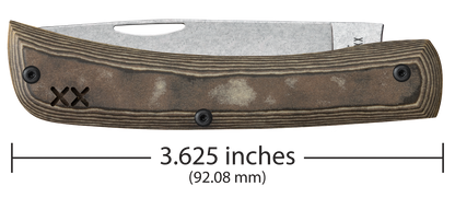 W.R. Case XX Knives Sod Buster Jr Black & Tan Richlite and Black G-10 66388 S35VN Stainless Pocket Knife