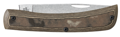 W.R. Case XX Knives Sod Buster Jr Black & Tan Richlite and Black G-10 66388 S35VN Stainless Pocket Knife