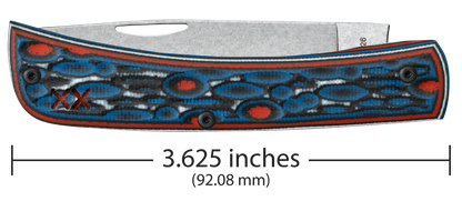W.R. Case XX Knives Sod Buster Jr Sonic Blast G-10 S35VN Stainless Steel Pocket Knife 66390