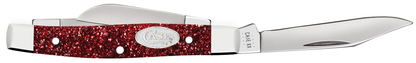 W.R. Case XX Knives Red Ruby Stardust Small Stockman Stainless 67004 Pocket Knife