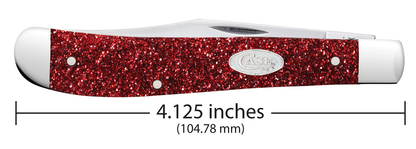 Case XX™ Knives Red Ruby Stardust Slimline Trapper Stainless 67006 Pocket Knife