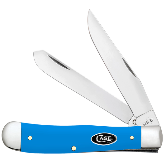 W.R. Case XX Knives Trapper Light Blue Synthetic 68900 Stainless Pocket Knife