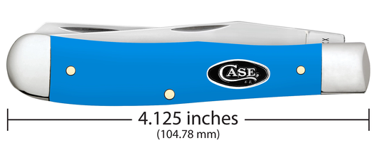 W.R. Case XX Knives Trapper Light Blue Synthetic 68900 Stainless Pocket Knife