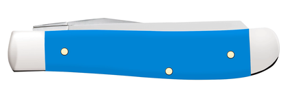 W.R. Case XX Knives Mini Trapper Light Blue Synthetic 68901 Stainless Pocket Knife