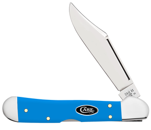 W.R. Case XX Knives Mini Copperlock Light Blue Synthetic 68902 Stainless Pocket Knife