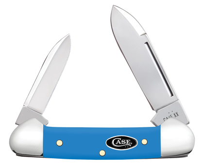 W.R. Case XX Knives Butterbean Light Blue Synthetic 68903 Stainless Pocket Knife